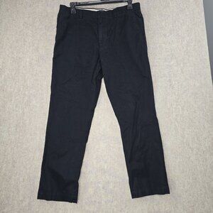Banana Republic Mens Black Cotton Chino Pants Size 36x32